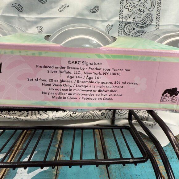 ABC Signature Golden Girls Stemless Wine Glasses Set of 4 Dorothy, Blanch,..... - Picture 10 of 13